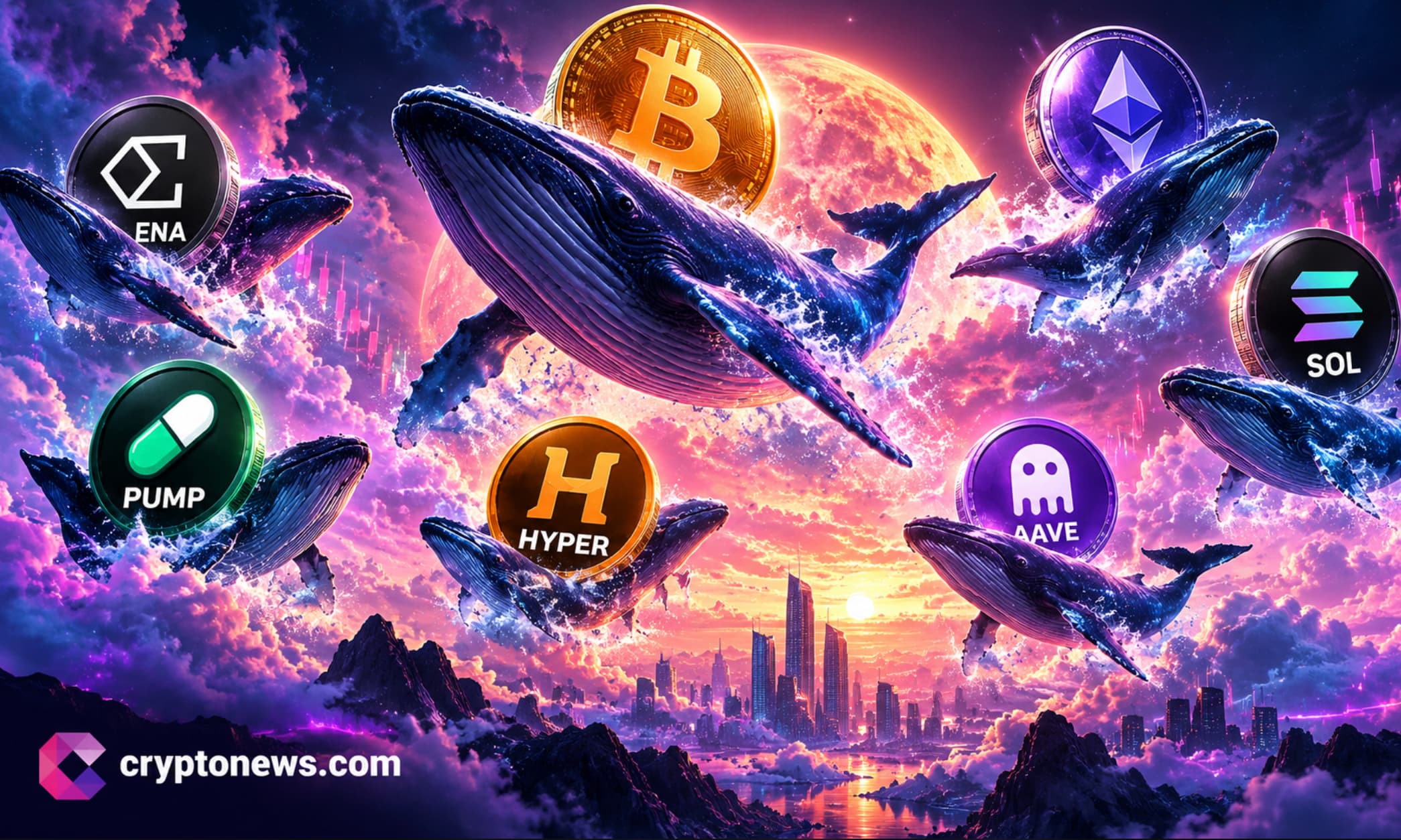 Crypto Whale Activity: $7.2M Flows Into 9 Altcoins as PUMP and ENA Face Selling Pressure