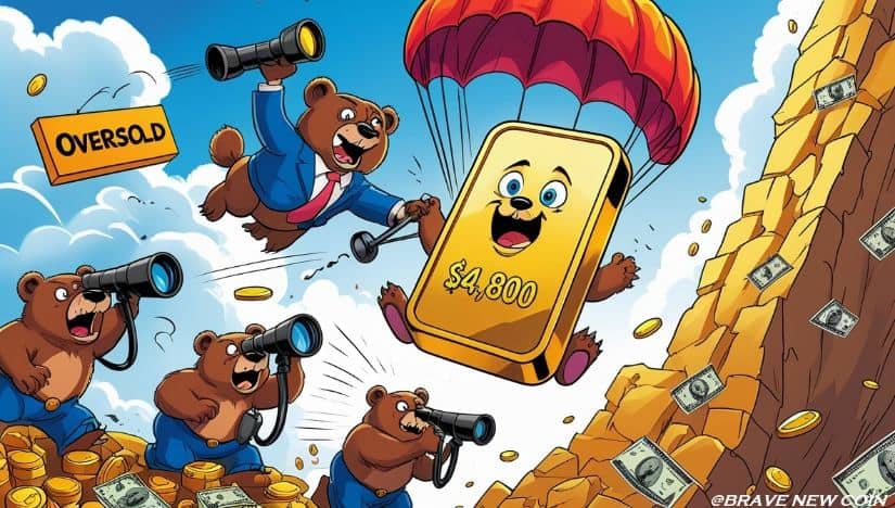 Gold Price Prediction: XAU/USD Drops 6% After Breakdown—Are Bears Targeting $4,525–$4,320 Next?