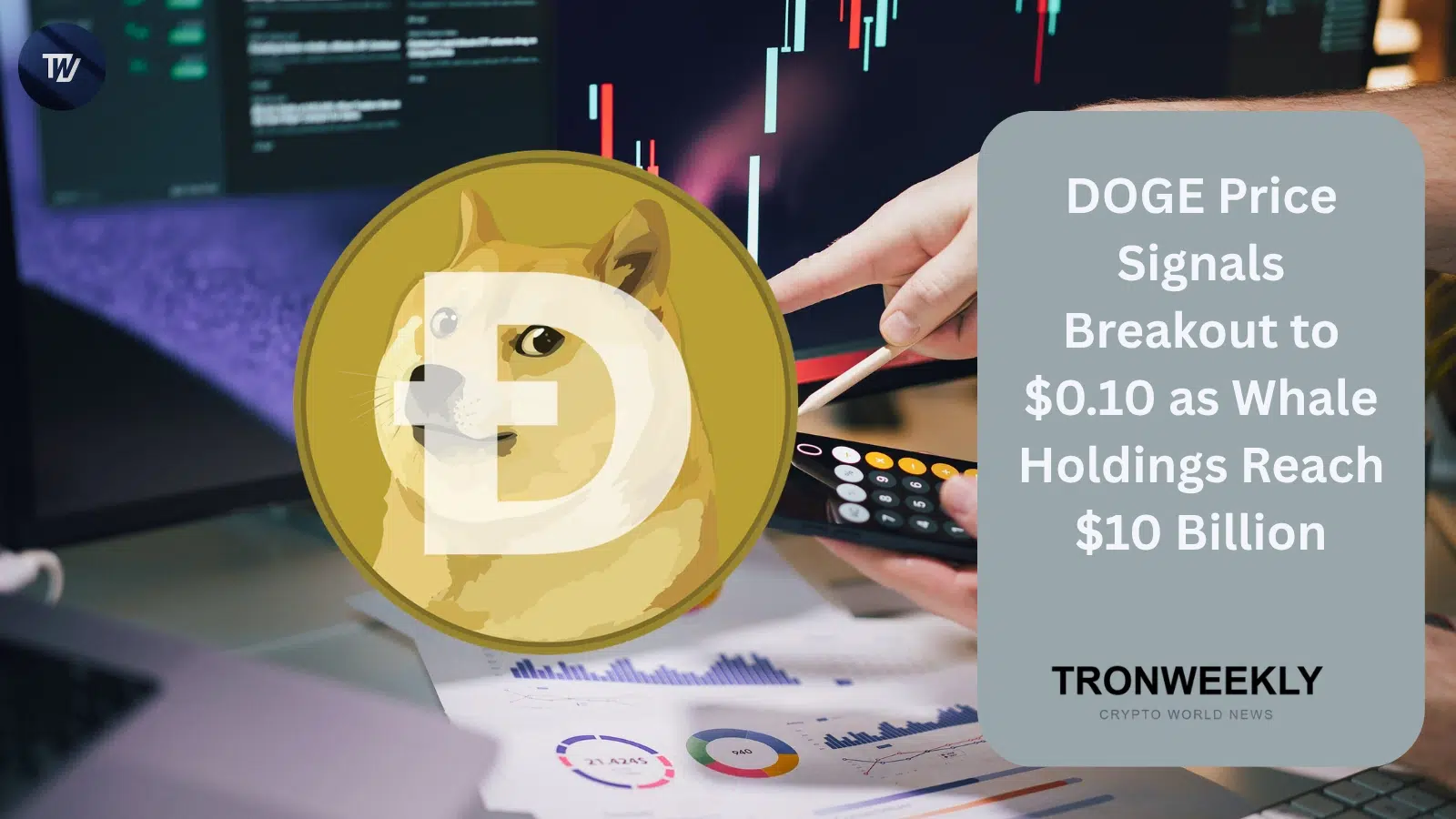 DOGE Price Signals Breakout to $0.10 as Whale Holdings Reach $10 Billion
