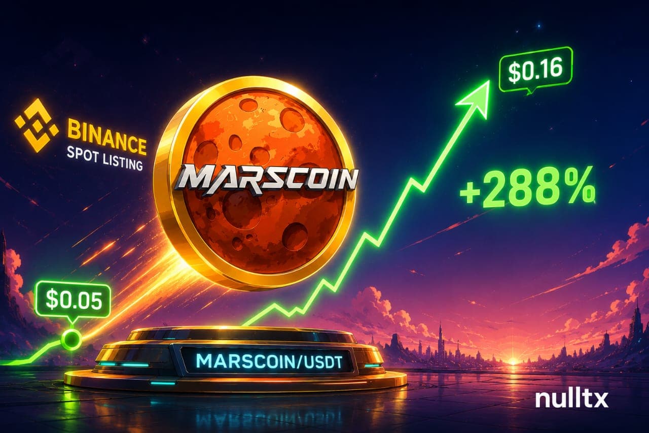 MARSCOIN Just Landed a Binance Spot Listing, and the Chart Is Already Reacting With Over 280% Increase