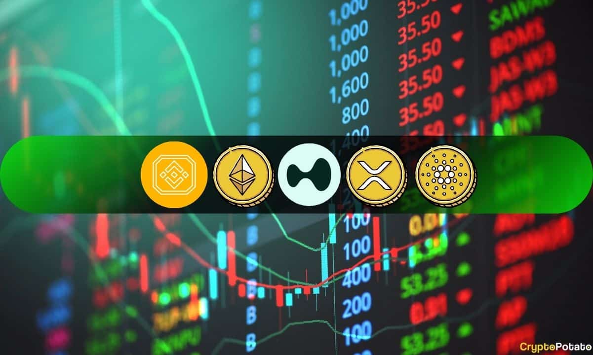 Crypto Price Analysis Oct-30: ETH, XRP, ADA, BNB, and HYPE