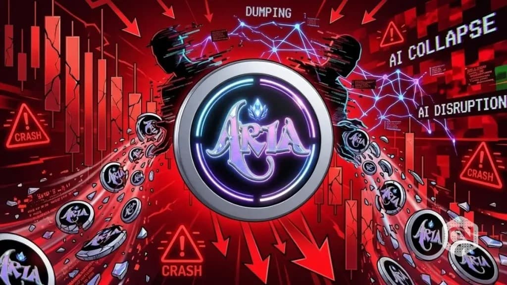 $ARIA Sees 85% Crash After Token Dump, Panic Spreads