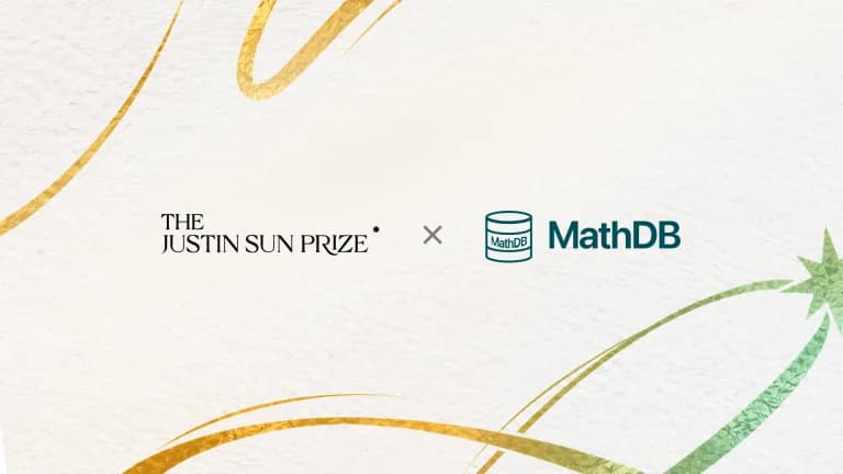 Justin Sun Prize Partners With MathDB, Led by Caltech Professor Tony Yue Yu, on 50-Problem Pilot