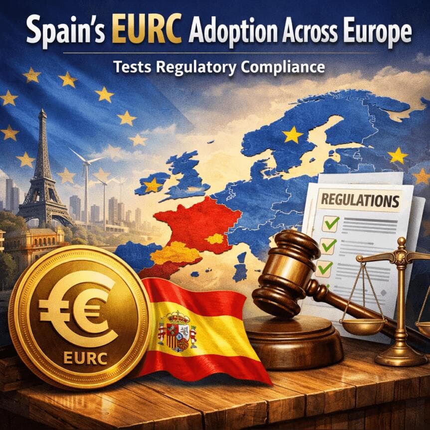 Spain’s EURC Adoption Across Europe Tests Regulatory Compliance