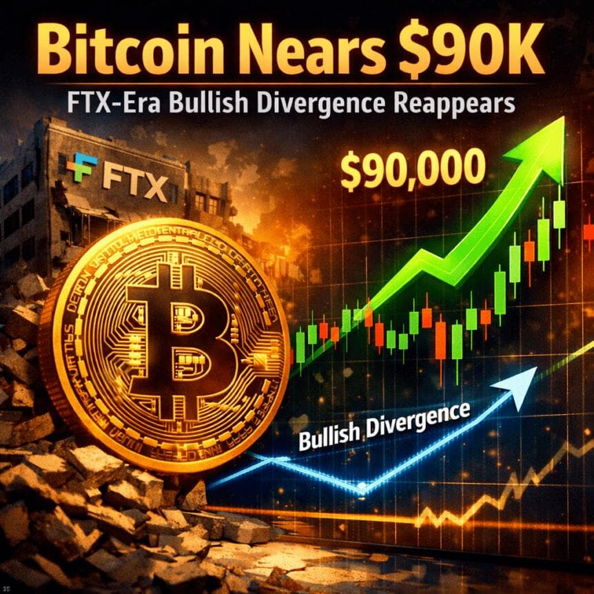 Bitcoin Nears $90K as FTX-Era Bullish Divergence Reappears