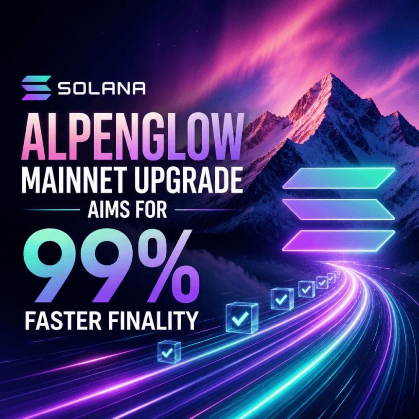 Solana’s Alpenglow Mainnet Upgrade Aims for 99% Faster Finality