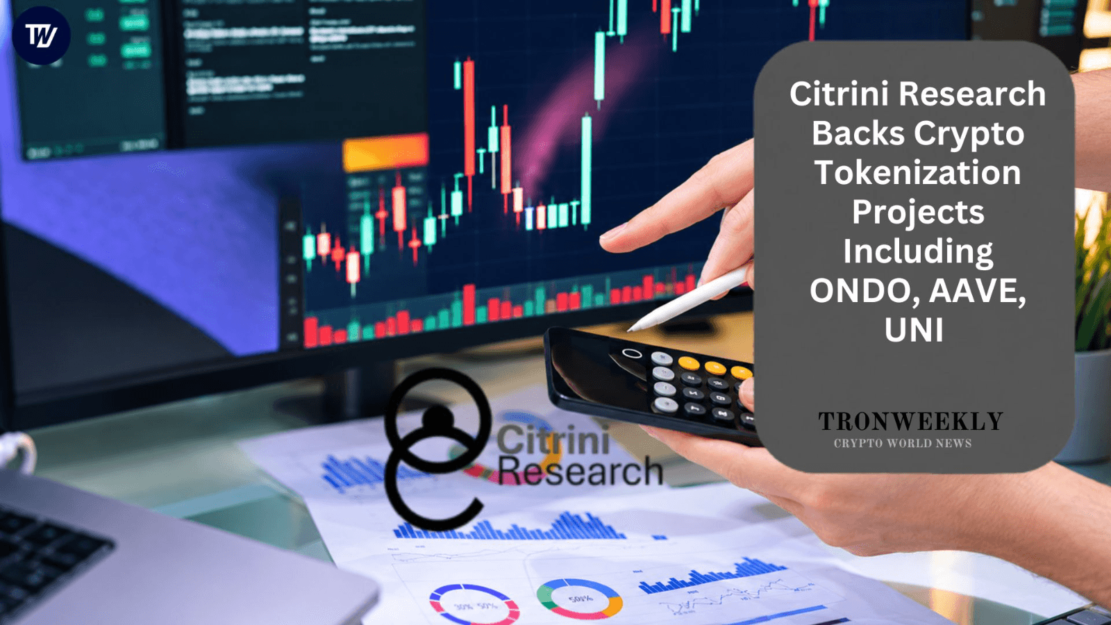 Citrini Research Backs Crypto Tokenization Projects Including ONDO, AAVE, UNI